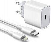 SZYBKA ŁADOWARKA 20W + KABEL IPHONE X XS XR 11 12 13 14 PRO