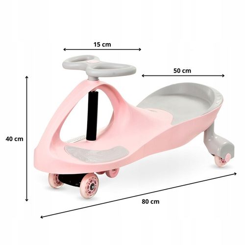 Jeździk Grawitacyjny Twistcar Dla Dzieci Świecące Kółka Kauczukowe LED na Arena.pl