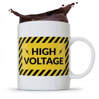 Kubek Prezent Dla Elektryka High Voltage Z Nadrukiem Ze Zdjęciem