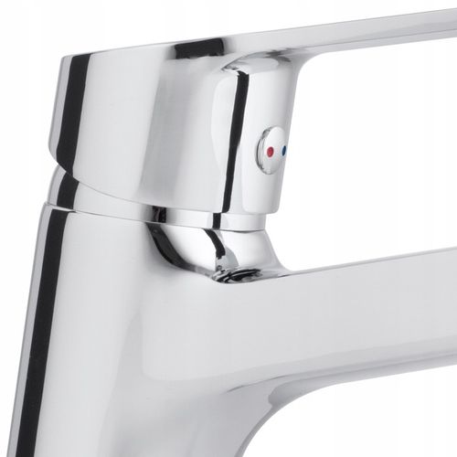 Bateria umywalkowa stojąca chrom srebrna kran do łazienki YOKA HOME na Arena.pl