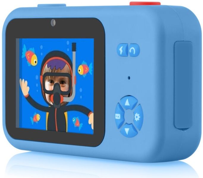 GoGen Aparat fotograficzny dla dzieci DECKOFOTOB niebieski zdjęcie 11