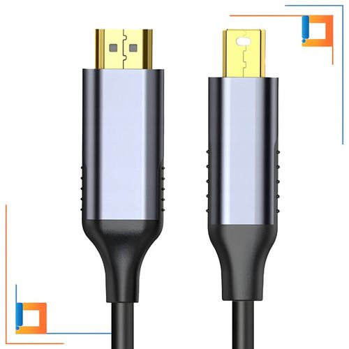 CO2 KABEL MINI DISPLAYPORT HDMI 2.0 PRZEWÓD MINI DP HD 240HZ 4K 60HZ HDR 3M na Arena.pl