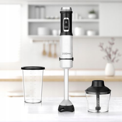 Mocny Blender Ręczny Wielofunkcyjny 5W1 Tytanowe Ostrze Zeegma Handy Chef na Arena.pl