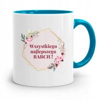 Kubek Błękitny Dzień Babci Najlepszego Babciu Z Nadrukiem Ze Zdjęciem