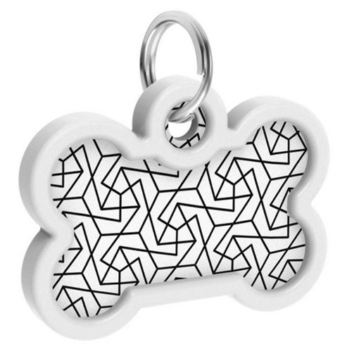Collar Waudog Smart Id Zawieszka Z Qr-Paszportem Kość 4X3Cm Geometria na Arena.pl
