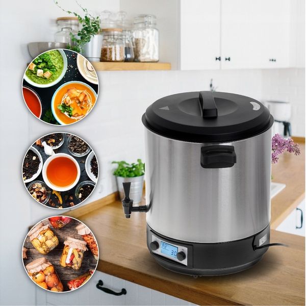 GARNEK ELEKTRYCZNY DO PASTERYZACJI PODGRZEWACZ WARNIK DO PRZETWORÓW 28L XL zdjęcie 2