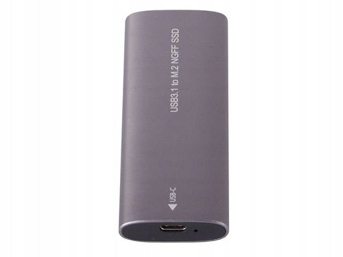 OBUDOWA ADAPTER DYSKU KIESZEŃ M.2 SATA NGFF USB 3.1 USB TYP-C na Arena.pl