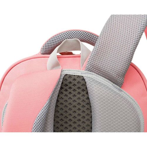 szkolny, różowy plecak z oddychającego poliestru z pasem na Arena.pl