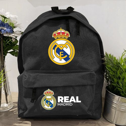 Zestaw do Szkoły Czarny Plecak + Piórnik + Pin REAL MADRID Klub Piłka Nożna na Arena.pl