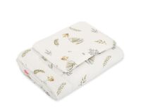 Komplet pościeli dla niemowląt z wypełnieniem 2-cz 75x100cm NEWBORN - Gąski