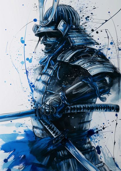 Plakat 42x59,4cm Samuraj w Błękicie zdjęcie 1