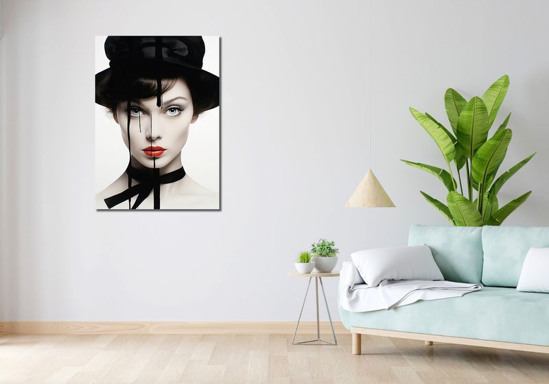 Obraz 70x100cm Atramentowa Aura zdjęcie 2