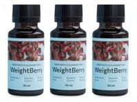 3x WeightBerry (30 ml) ekologiczny sposób na odchudzanie