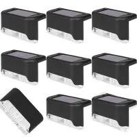 8x lampka lampa solarna krawędziowa schody balustradę ogrodowa taras balkon