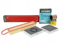 2X FILTRON ZESTAW FILTRÓW PEUGEOT 207 208 2008 1.4 1.6 VTI CITROEN C3 II DS