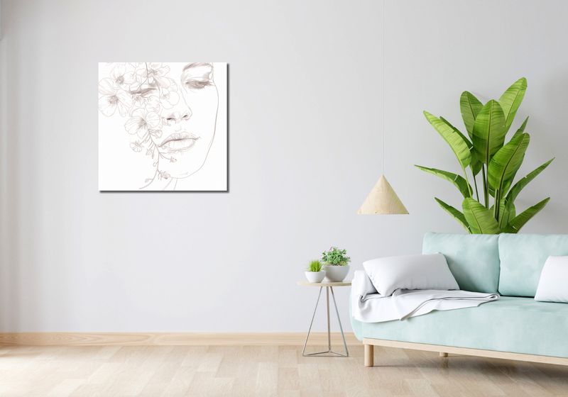 Obraz 70x70cm Kwitnąca Imersja zdjęcie 2