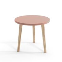 Stolik kawowy IKON w stylu skandynawskim / róż naturalny