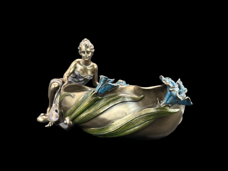 SECESYJNA WAZA Z SIEDZĄCĄ LADY VERONESE AN10023V4 zdjęcie 4