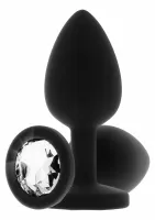 toyjoy diamond booty jewel large silikonowy model z kryształkiem