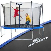 TRAMPOLINA BATUTA OGRODOWA SKŁADANA Z SIATKĄ WEWNĘTRZNĄ 10FT 305CM ENERO
