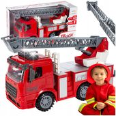 STRAŻ POŻARNA WÓZ STRAŻACKI Z DRABINĄ AUTO SAMOCHÓD INTERAKTYWNY DŹWIĘK