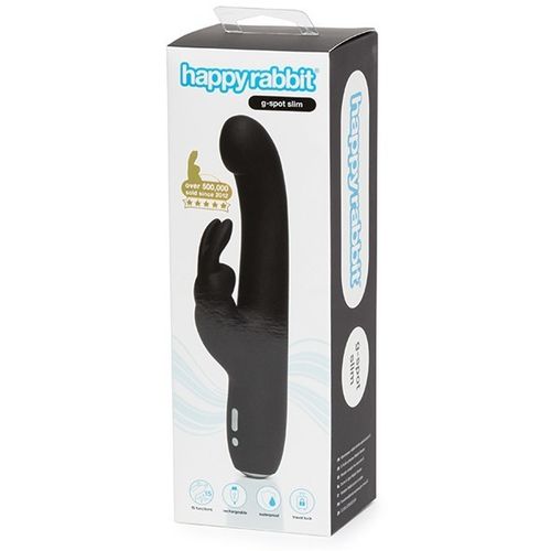 wibrator króliczek slimline g-spot rabbit vibrator black happy rabbit na Arena.pl