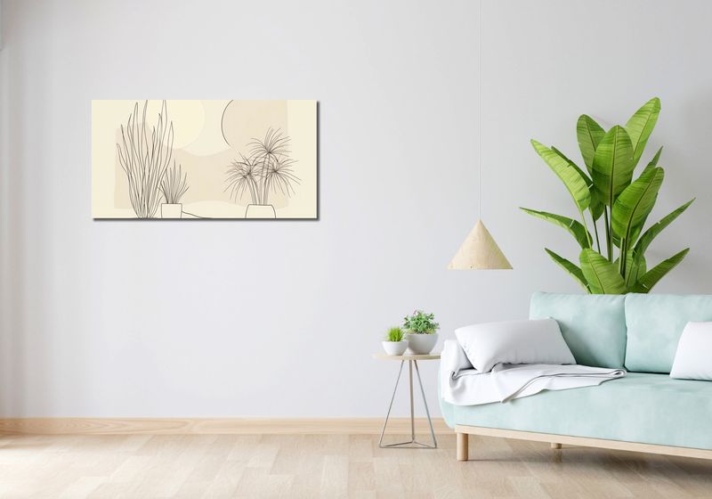 Obraz 100x50cm Roślinność w Pastelu zdjęcie 2