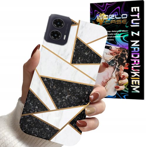 ETUI CASE DO MOTOROLA MOTO G35 - MARMUREK GEOMETRIA WZORY DLA KOBIET na Arena.pl