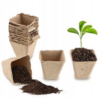 DONICZKI TORFOWE NA ROZSADY SADZONKI 8cm 18szt.