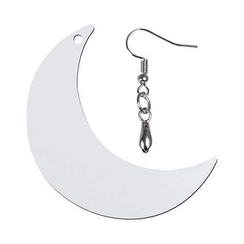 Kolczyki z MDF-u do sublimacji - księżyc na Arena.pl