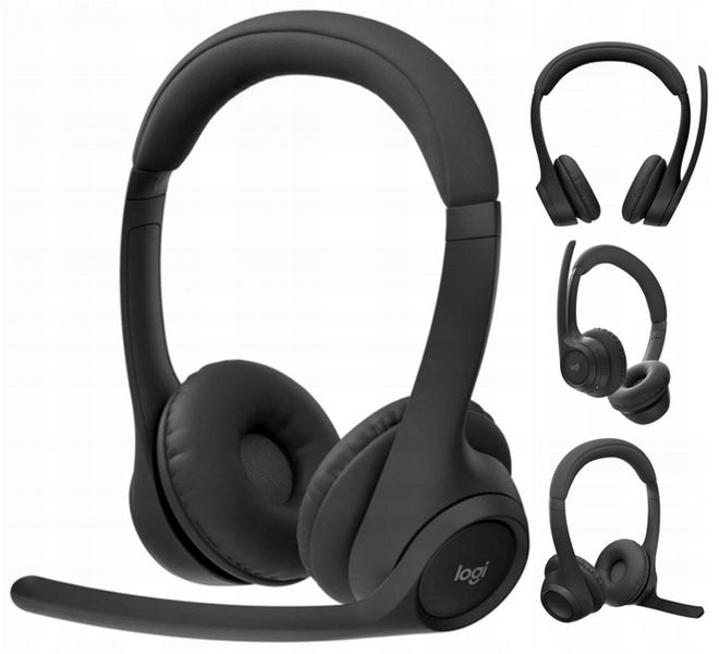 CZARNE SŁUCHAWKI NAUSZNE Bezprzewodowe LOGITECH Zone 300 Bluetooth zdjęcie 1