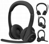 CZARNE SŁUCHAWKI NAUSZNE Bezprzewodowe LOGITECH Zone 300 Bluetooth