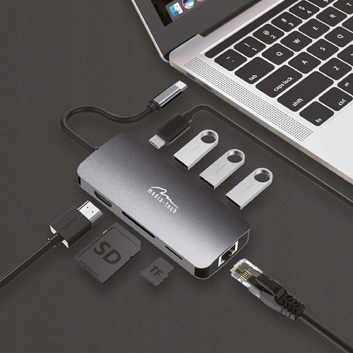 MT5044 8in1 HUB PRO koncentrator USB-C na Arena.pl