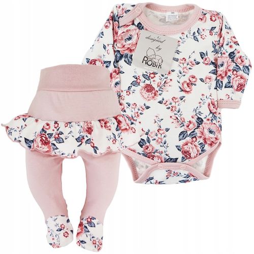 Komplet body półśpiochy z falbanką r.62 wzór 373r na Arena.pl