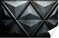 Fototapeta PREMIUM STRUKTURA ZMYWALANA ABSTRAKCYJNE METALICZNE TŁO 3D