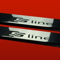 Listwa progowa AUDI TT MK2 8J SLINE Stal nierdzewna 304 połysk 2szt