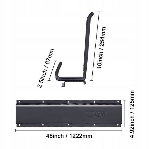 Organizer narzędziowy garażowy 800LBS uchwyt ścienny 6 haczyków 3 na Arena.pl