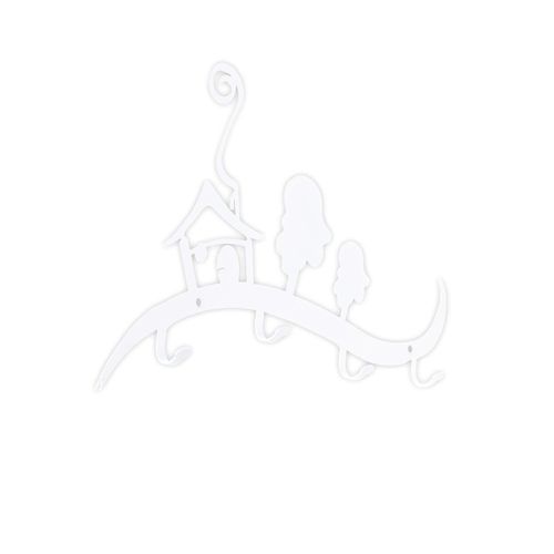 Wieszak ścienny Domek biały na Arena.pl