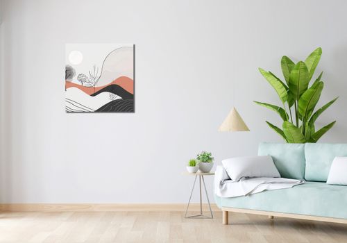 Obraz 60x60cm Półcień Widoku na Arena.pl