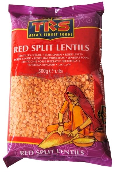 Soczewica czerwona Red Split Lentils TRS 500g zdjęcie 1