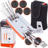 ZESTAW NAPRAWCZY DO ROWERU DĘTEK OPON KLUCZE MULTITOOL ROWEROWY 16W1
