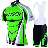 Krótki Strój Rowerowy Komplet Kolarski Męski Elastyczny Wiosna Lato GEL 5XL