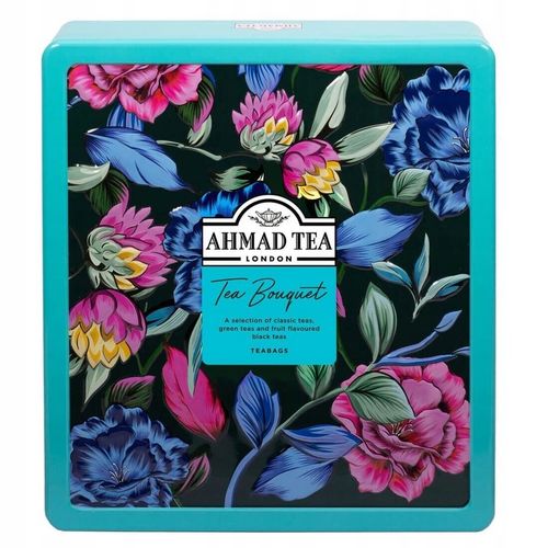 Ahmad Tea Bouquet Zestaw herbat czarnych zielonych i smakowych 144 g (72 x na Arena.pl