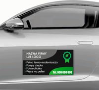 MAGNES na samochód auto MATA MAGNETYCZNA 30x60 CM POMPY CIEPŁA FOTOWOLTAIKA