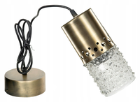 LAMPA sufitowa PEARL szklany klosz ZŁOTA