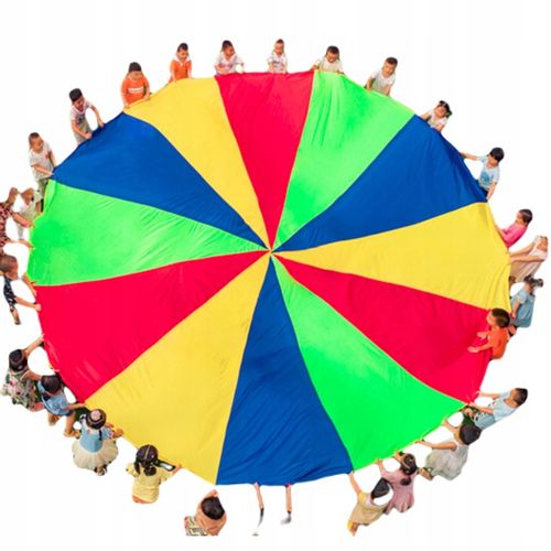 PROFESJONALNA CHUSTA ANIMACYJNA 3m SPADOCHRON + FUTERAŁ na Arena.pl