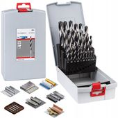 ZESTAW WIERTEŁ do Stali Metalu Drewna PVC 25szt HSS POINTTEQ BOSCH