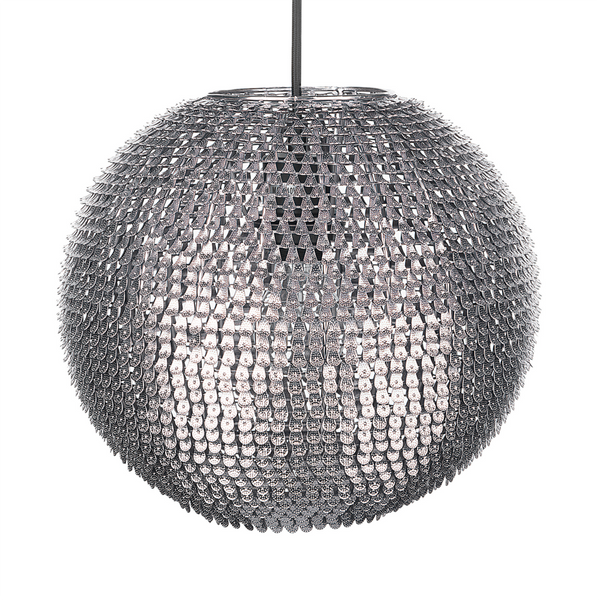 Lampa wisząca srebrna SEINE zdjęcie 1