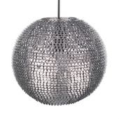 Lampa wisząca srebrna SEINE