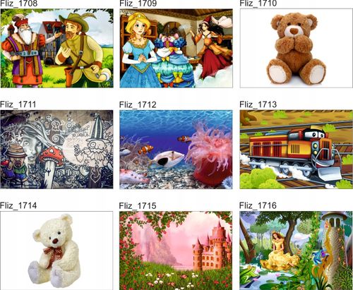 FOTOTAPETA dziecięca WESOŁE MIASTECZKO TĘCZA na Arena.pl